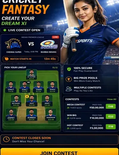 RS9 (rs 9) fantasy cricket & matchday visual 3